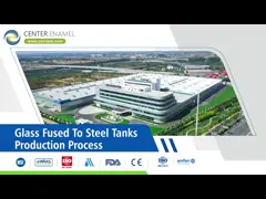China Center Enamel Provides Anaerobic Digester Tanks For Mauritania Biogas Project supplier