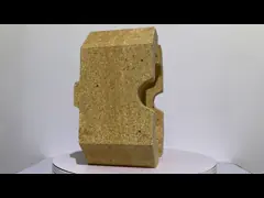 Triple Low Porosity Clay Brick Low Creep And Low Fe2O3 High Temp Refractory Bricks