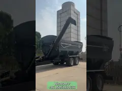 شاحنة نقل 28 متر مكعب من الحبوب والأسمدة شاحنة نقل الحبوب