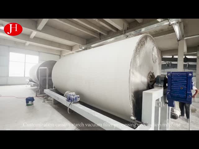 カッサバ澱粉は機械真空フィルター装置の密集した構造を排水します