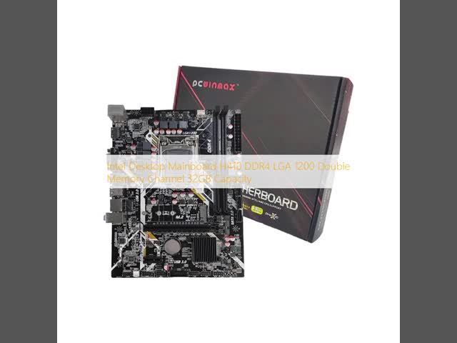 Intel Desktop Mainboard H410 DDR4 LGA 1200 Double Memory Channel 32GB Capacity