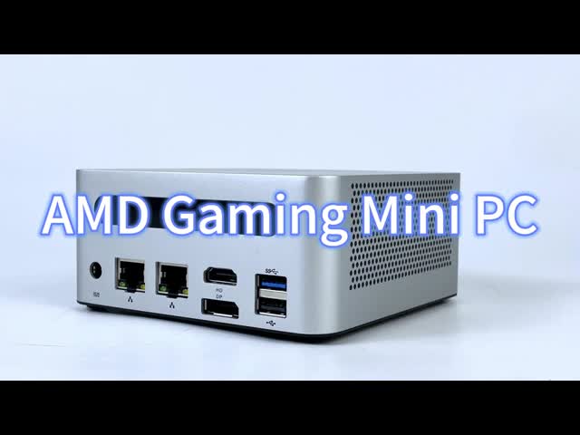 AMDゲームPC R7 8845HS ミニPC デュアルLAN デュアルDDR5 USB40