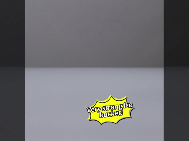 Logotipo personalizado PP balde de embalagem transparente para recipiente de sorvete 100% material