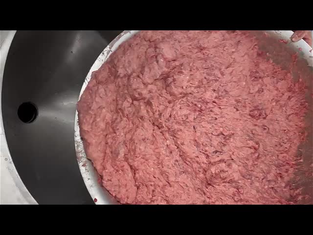 Factory Supply Double Hopper 500-1200 Kg/H Commercial Horizontal Hydraulic Sausage Filling Machine video