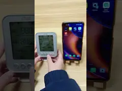 Monitoreo de la calidad del aire interior Monitoreo portátil de la temperatura y la humedad