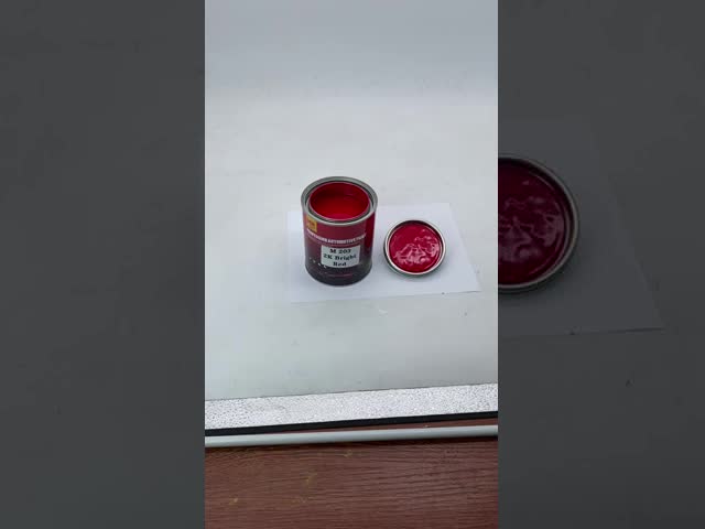 M203 Bright Red Automotive Paint Automotive 2K Paint Weather Resistance