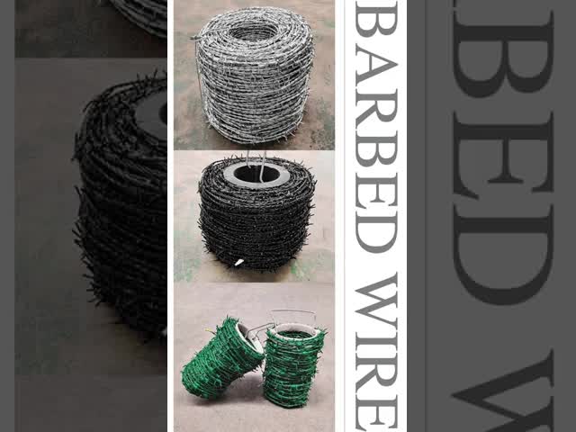 1.6mm 500m 25kgs Roll  Security Barbed Wire For Grassland Boundaries