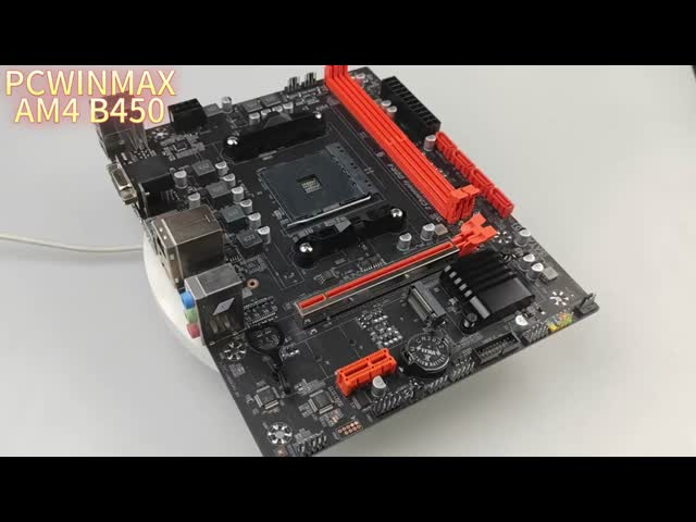 PCWINMAX 全新 B450 ソケット AM4 DDR4 SATA 6GB/S VGA HD DP アウトプット マイクロATX Gmaing マザーボード