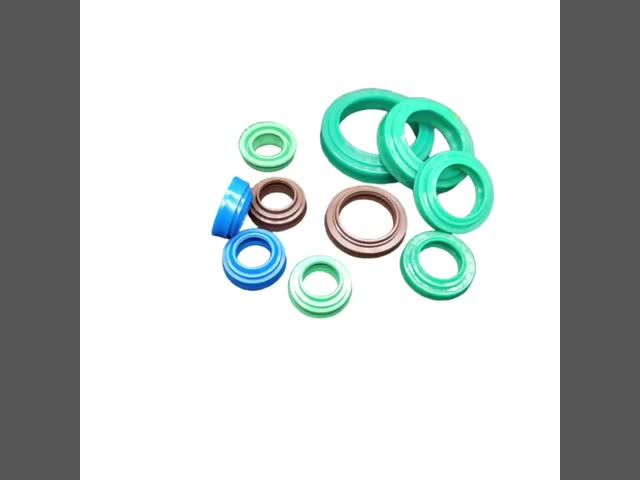 緑色 TPE-U HNBR フルーアゴム ワイパーシール FESTO ADN パネウマティック・シリンダー 369059 369542 酸およびアルカリ耐性