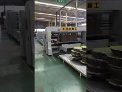 Customized Color Automatic Folder Gluer Stitcher Easy Operation Power Saving