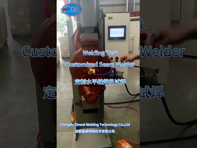 O tipo horizontal soldador Welding Machine For da emenda do rolamento da resistência do tanque de água enlata