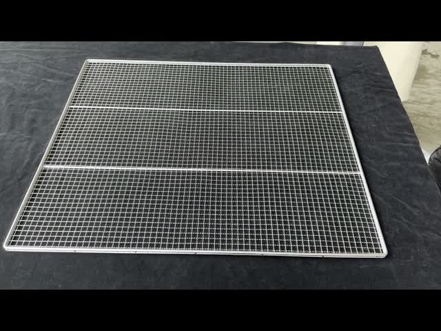 Customize Reusable Grill BBQ Mesh Drying Grill Tray 304 Stainless Steel Wire Mesh Baking Cooling Rack
