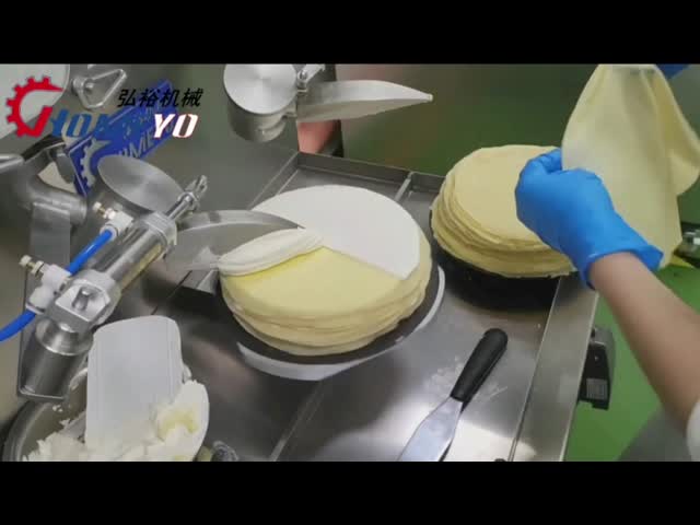 クリーム層化アイスリングのための半自動菓子ケーキ製作機械