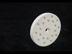 Refractory Porous Aluminum Oxide Ceramic , Alumina Ceramic Disc For Radiant Heater