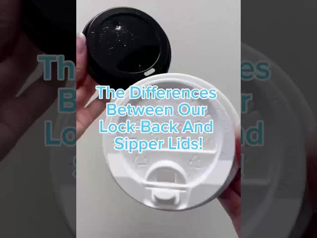 Disposable Leakproof Plastic Coffee Lid PP PS PLA Strawless Iced Coffee Cup