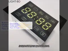 عادي الميكروويف الأندودية 7 قطعة عرض LED 4 أرقام الأبيض الساطع