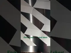 SUS316 kleur Geëtst Roestvrij staalblad 1mm 3mm Liftdecoratie
