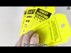 Safety Warning Tag Customized Plastic Lockout Tags Safety Lockout Tagout