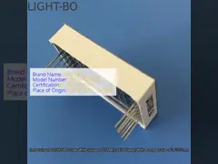 China Single Color  1 Digit 0.3inch Seven Segment Led Display For Home Appliance supplier