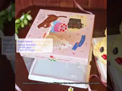 Cajas de pasteles grandes hechas a medida para envases personalizados