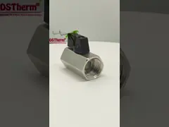 Nikel Plated Mini Ball Valve Untuk Sistem Pipa 1/2 '' Resistensi Korosi efisiensi ruang