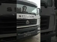 Sinotruk 12cbm caminhões de mistura de betão de segunda mão Euro V Emissão Carga forte