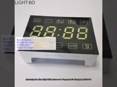 ميكروويف أبيض مشرق للغاية 7 قطعة عرض LED 4 أرقام الكاثود المشترك