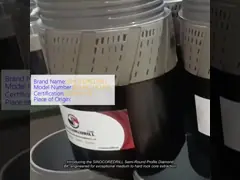 반둥근 프로필 다이아몬드 비트 중형에서 단단한 암석 핵 채굴