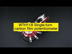 WTH118-2W 100k Δύο γκάνγκ δυνατομετρητή με διακόπτη άνθρακα γραμμική μεταβλητή στροφή