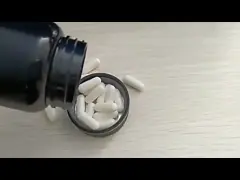 Maca wortel poeder capsules met ashwagandha voor stress verlichten energie stemming