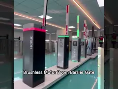 HCW Gerbang Penghalang Parkir Motor Berkecepatan Tinggi tanpa sikat 150W Otomatis dengan lampu LED untuk tempat parkir
