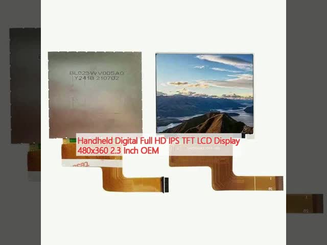 Handheld Digital Full HD IPS TFT LCD Display 480x360 2.3 Inch OEM