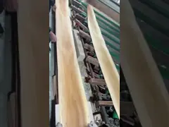 High Quality Brown Elm Crown Cut Veneer For Hotel Decoration