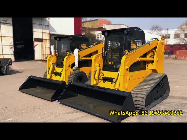 1000kg スケードステアローダーTS65 0.5cbm南米でバケット販売 ビデオ