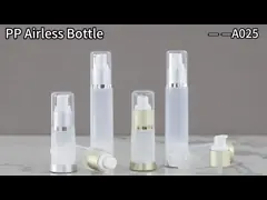 A025 15ml 30ml 50ml PP Clear Glossy Customization Skincare Mask Gel Airless Pump Bottle Packaging