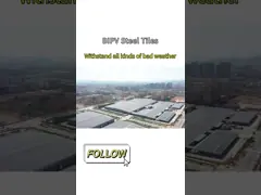 Affordable 520W BIPV Solar Panels for Color Steel Roofs