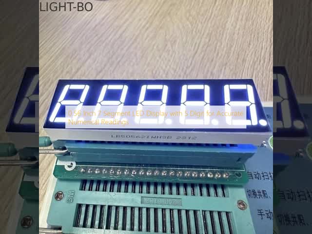 0.56 Inch 7 Segment LED Display with 5 Digit for Accurate Numerical Readings