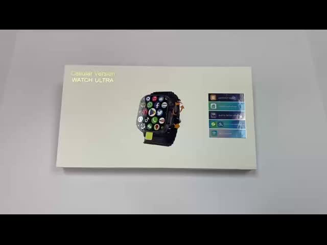 CD20 スマートウォッチ 180°回転カメラ 2.29インチ AMOLED スクリーン 490x580 グローバルバージョン SIMカード Wi-Fi GPS ビデオ通話をサポート