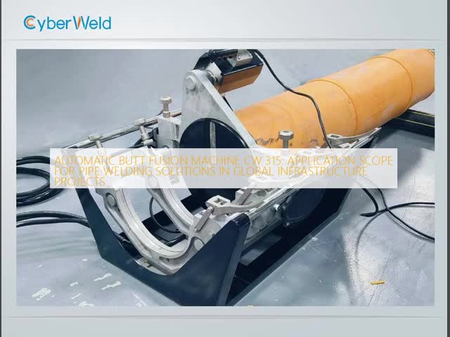 63mm - 250mm Pipe Butt Welding Machine 5.0 kVA Automated Pipe Welder