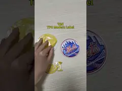 Gepersonaliseerd hologram regenboog TPU warmte-overdracht label OEM voor kledingstukken