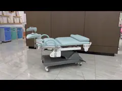(Premium Auto-Paper Dispensing Gynecological Bed - Electric Height/Trendelenburg Adjustment with Sterile Paper Roll)