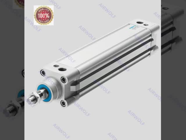 FESTO Bore 32–125mm ISO15552 Compliant Profile Barrel ATEX 0.6–12 Bar DNC Polyurethane / Nitrile Rubber Pneumatic Cylinder