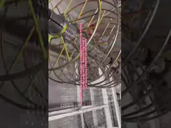 8 Lines Wire Hot Dipped Galvanized Steel Pipe Winding Mesh For Gas
