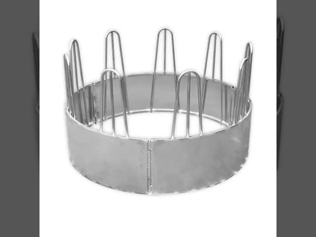 Livestock Equipment Galvanized Round Bale Feeder Hot Diped Galvanized Steel