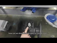 Industrie chimique Contrôle électrique du fonctionnement 1 pouce SS316 soupape à bille