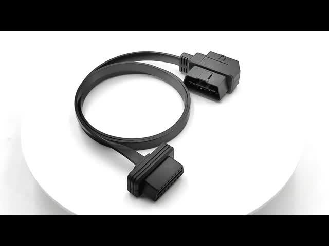 OBD 2 OBD2 16pin Male Female Pass Through to OBDII 16 Pin Main Cable