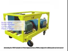 Шайба давления промышленного оборудования мытья двигателя 75KW высокая для удаления ржавчины удаления краски video