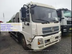 Original ZOOMLION camión montado bomba de línea transportado bomba de hormigón 380V 50Hz video