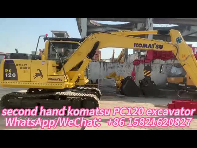 耐久性高い PC120-8 コマツー 掘削機 12 トンの古用掘削機