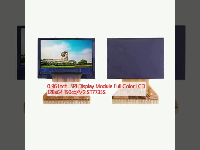 0.96インチSPIディスプレイモジュール フルカラーLCD 128x64 150cd/M2 ST7735S
